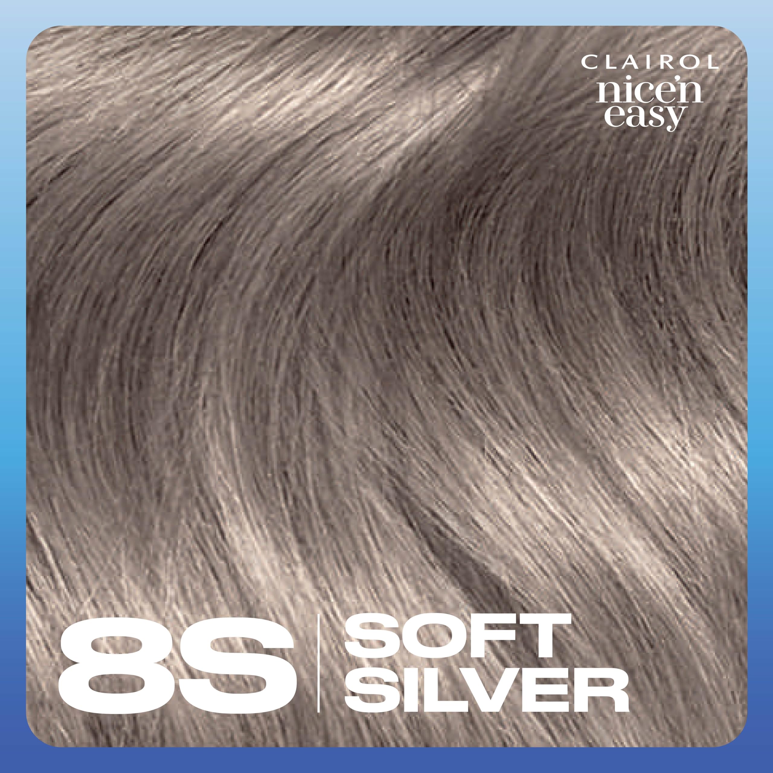 Clairol Nice'n Easy Revitashine treatment guide card explains shine outcomes.