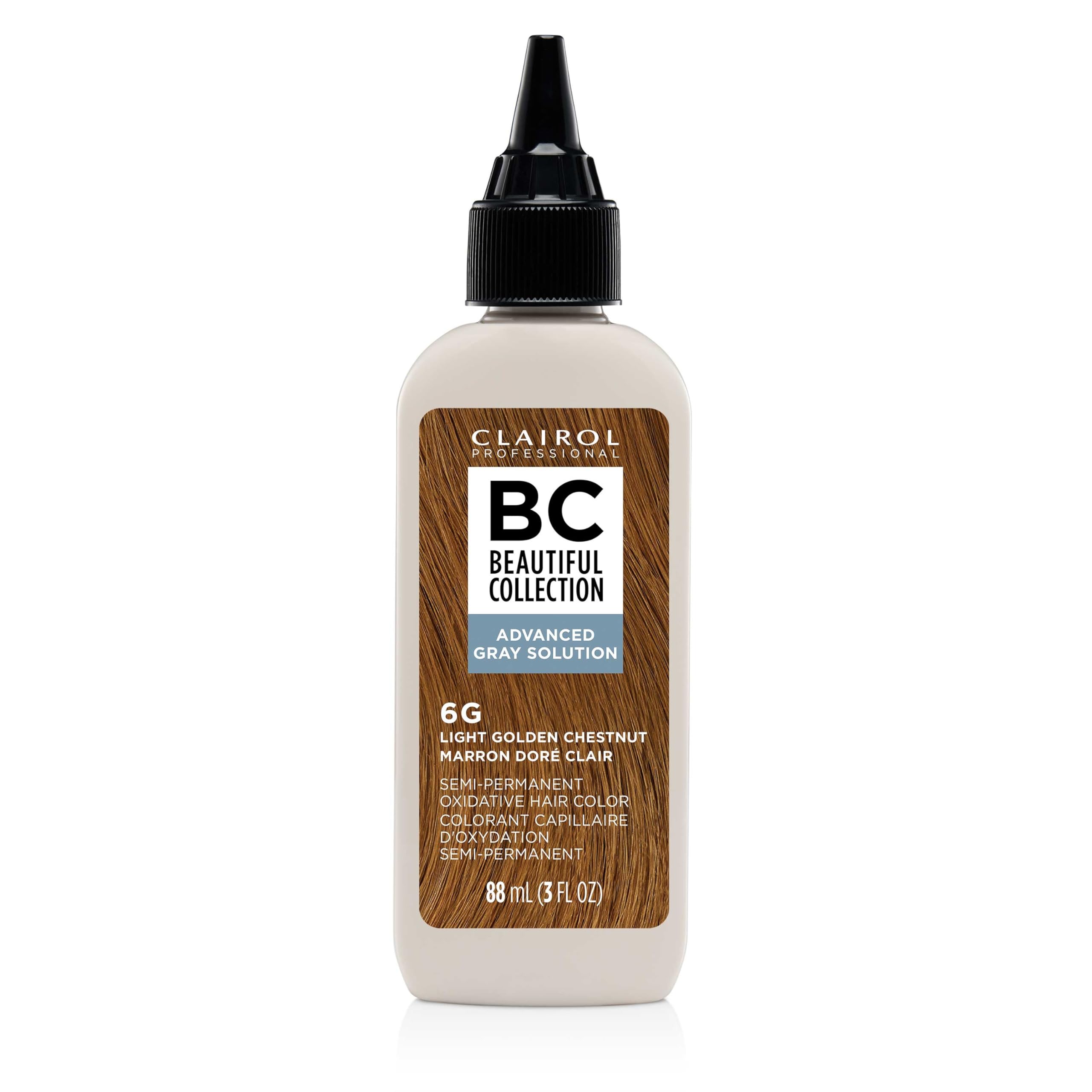 Clairol Professional AGS 6G bottle for easy color application.