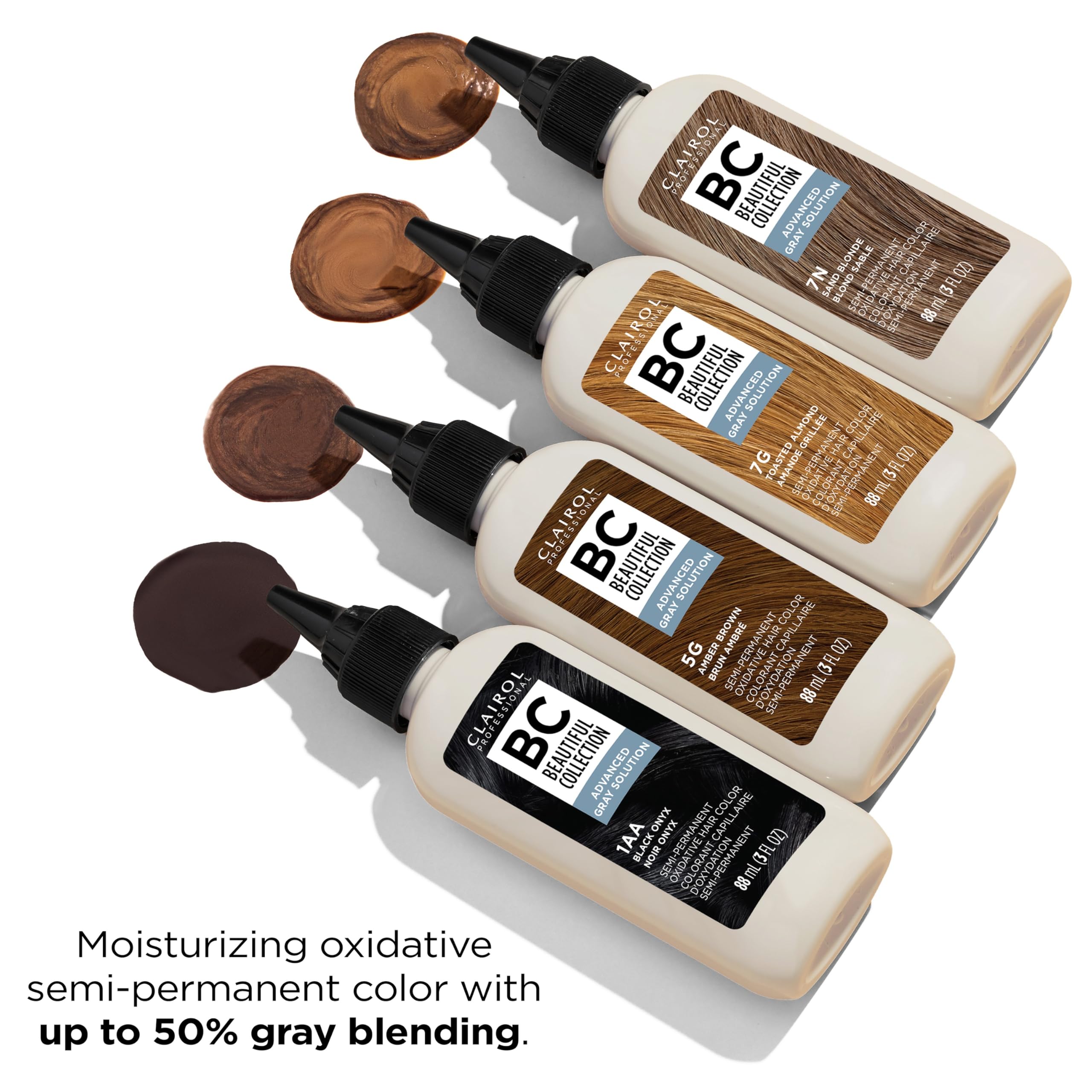 Clairol Professional AGS after-relaxing use demonstrates gentle care.