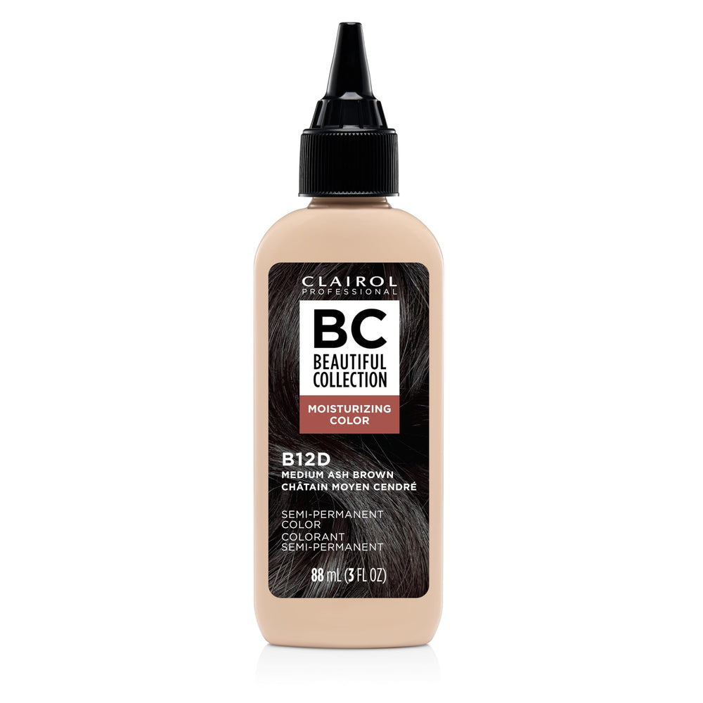 Clairol Professional Beautiful Collection 12D ash brown bottle-pour enables smooth, even color application.