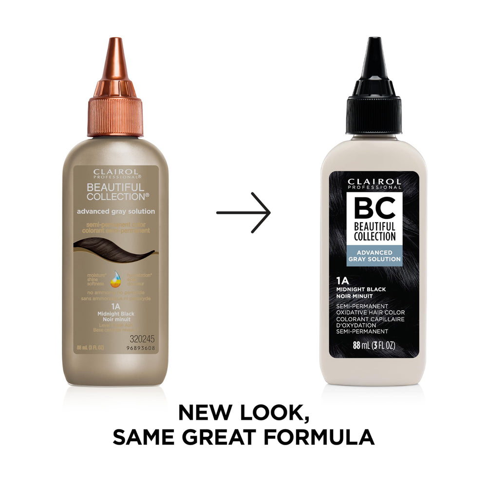 Clairol Professional Advanced Gray Solution bottle ready for at-home application