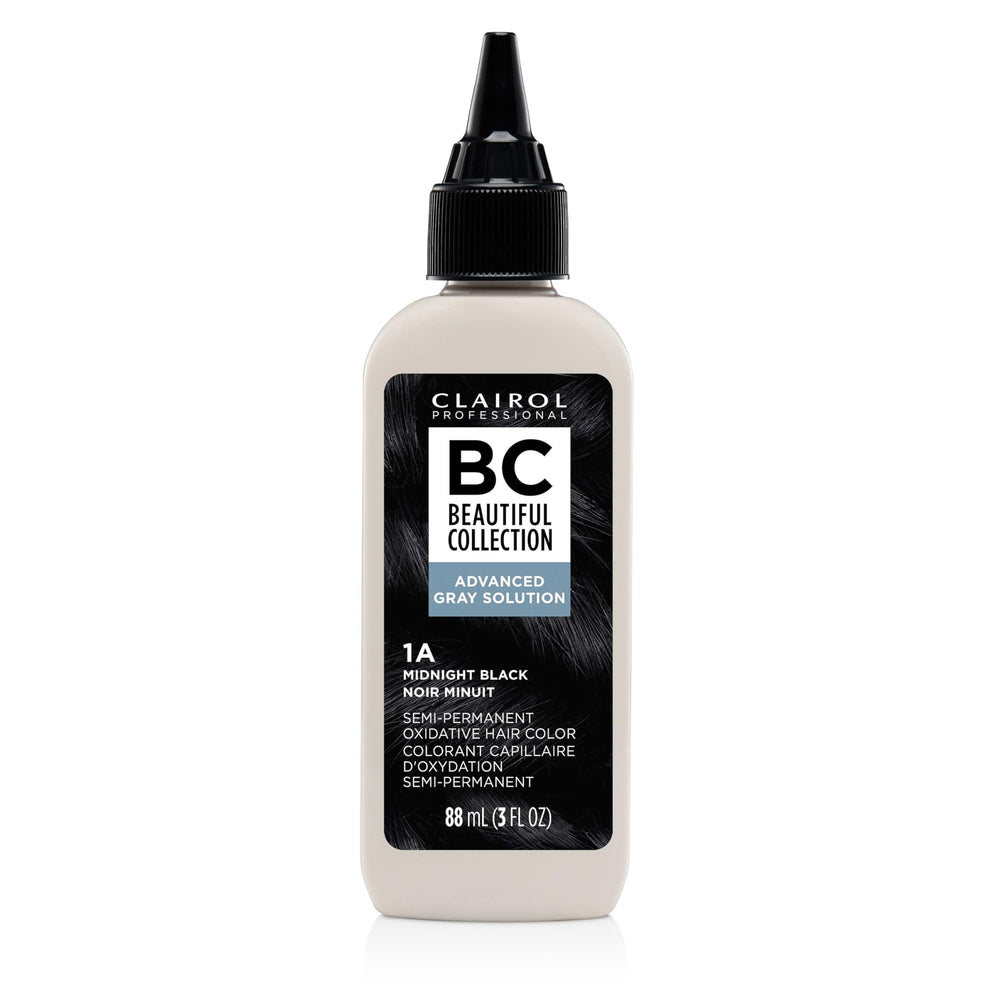 Clairol Professional Beautiful Collection Advanced Gray Solution packaging showing ease of at-home use