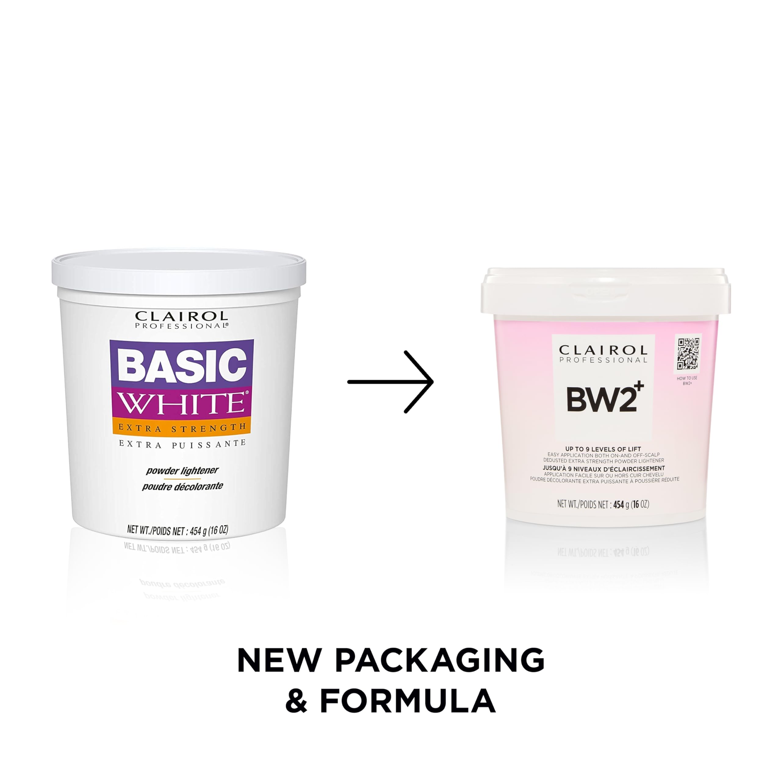 Clairol Professional BW2+ mixing cup shows smooth, creamy consistency.