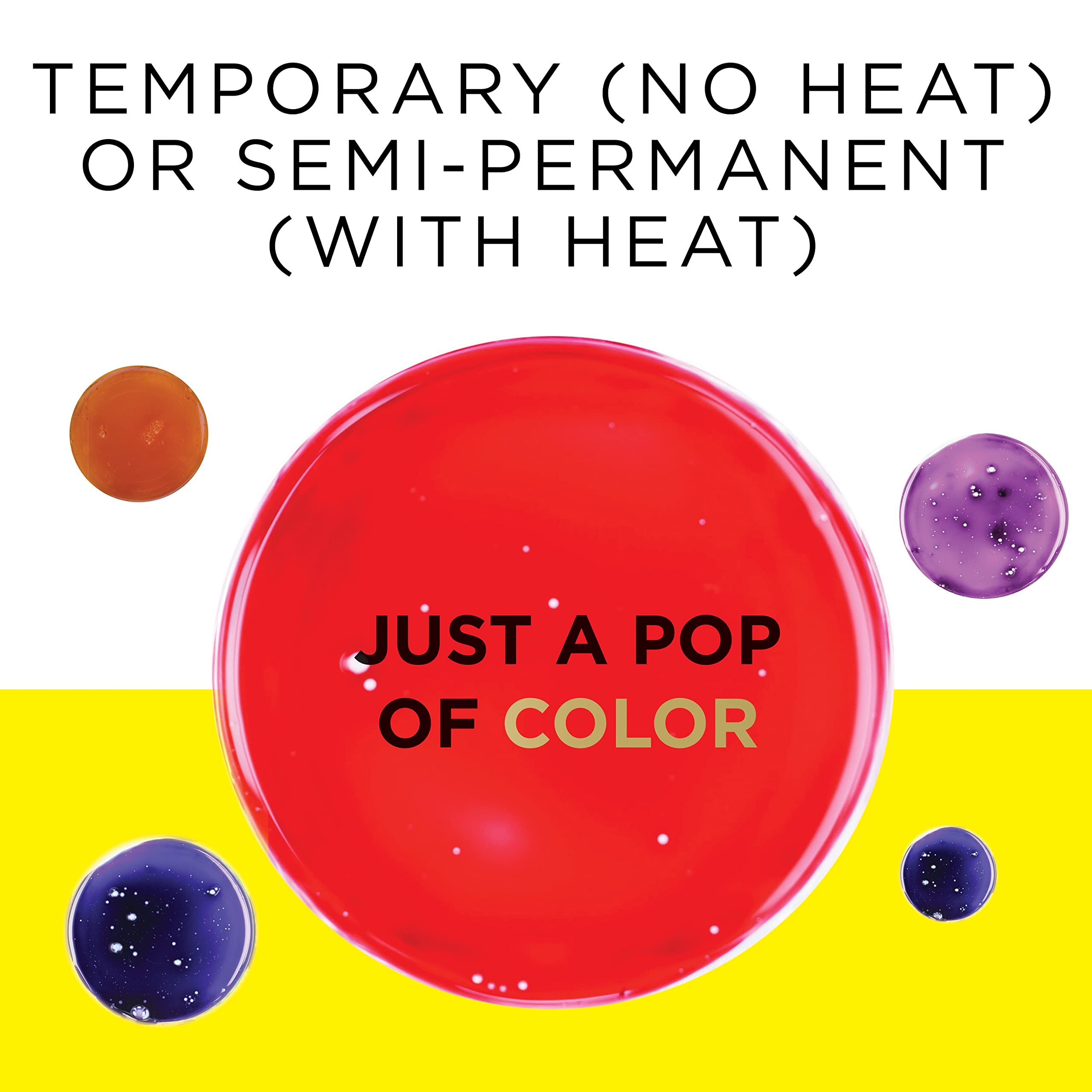 Clairol Professional Jazzing temporary semi-permanent label hints at versatile color changes.