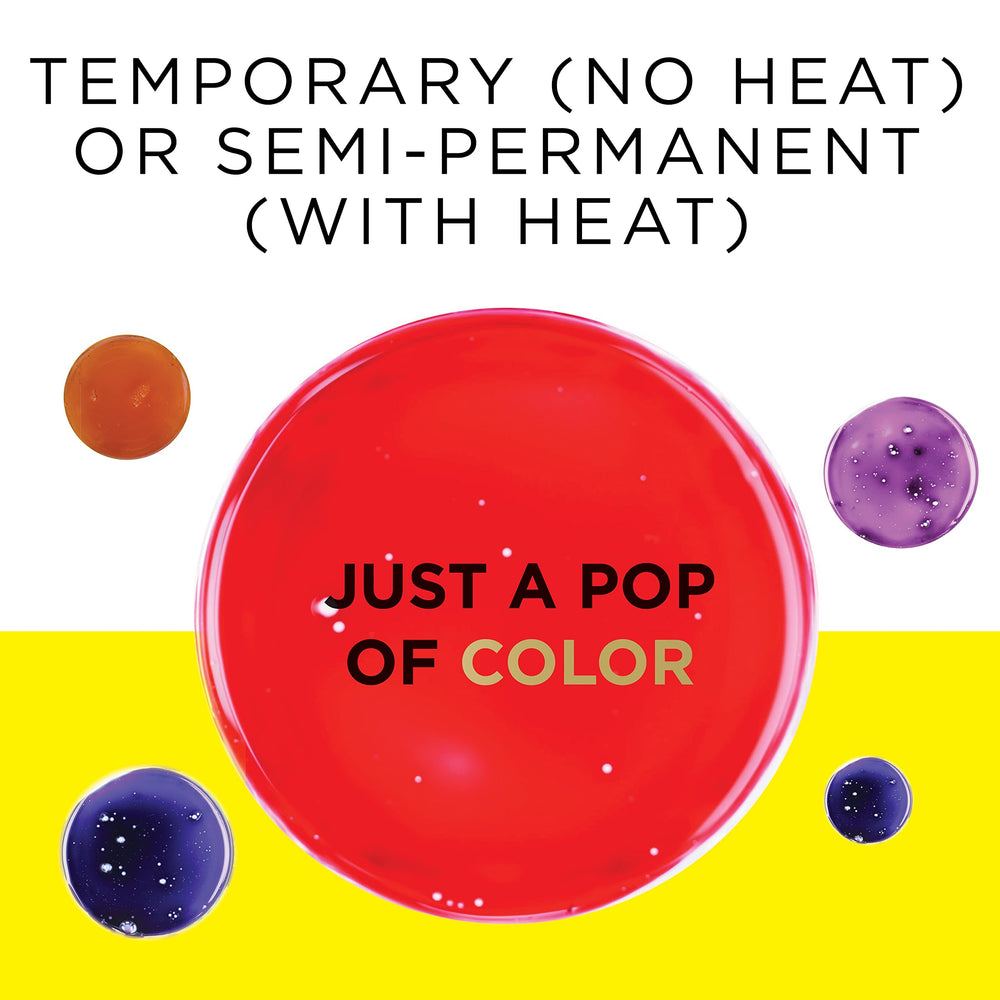 Clairol Professional Jazzing temporary semi-permanent label hints at versatile color changes.