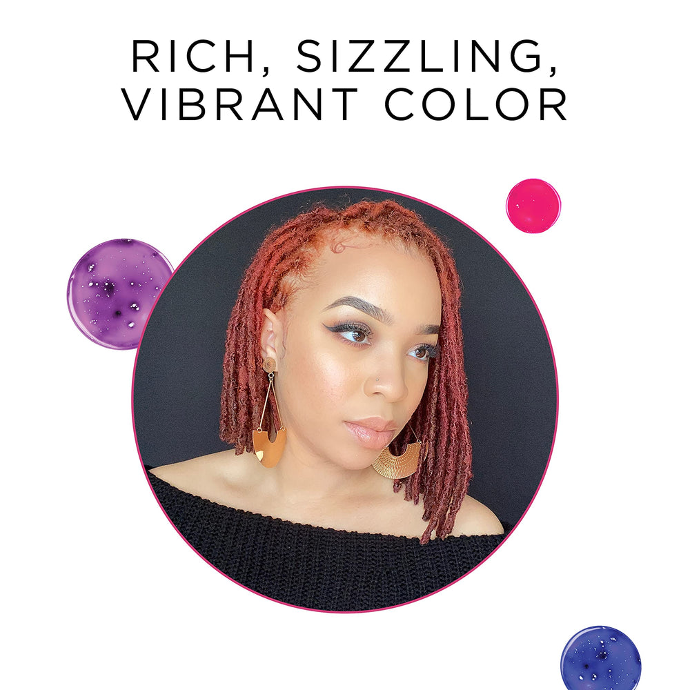 Shiny translucent coverage on color-treated hair with Jazzing