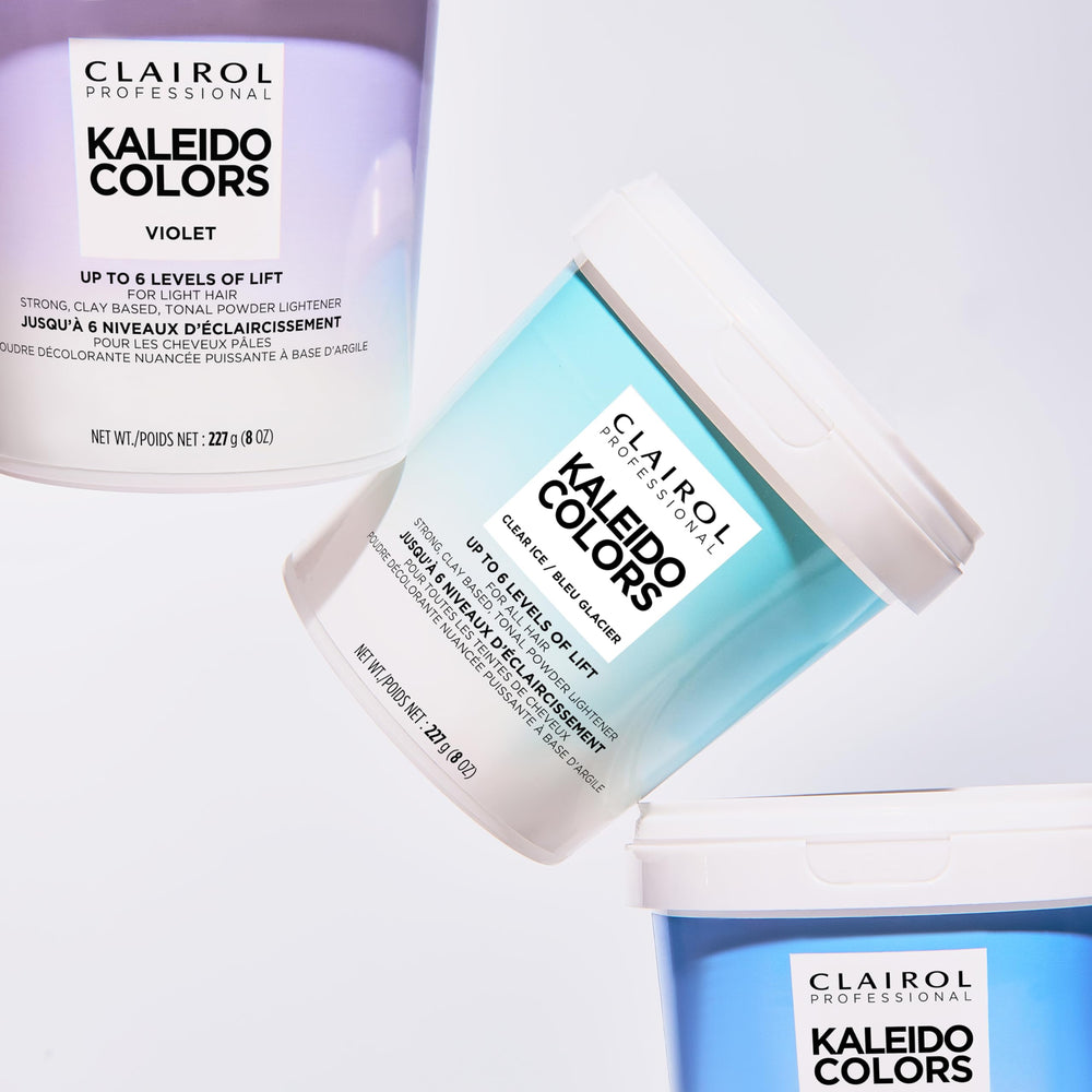 Kaleidocolors violet application-kit showcases professional-grade tools for at-home use
