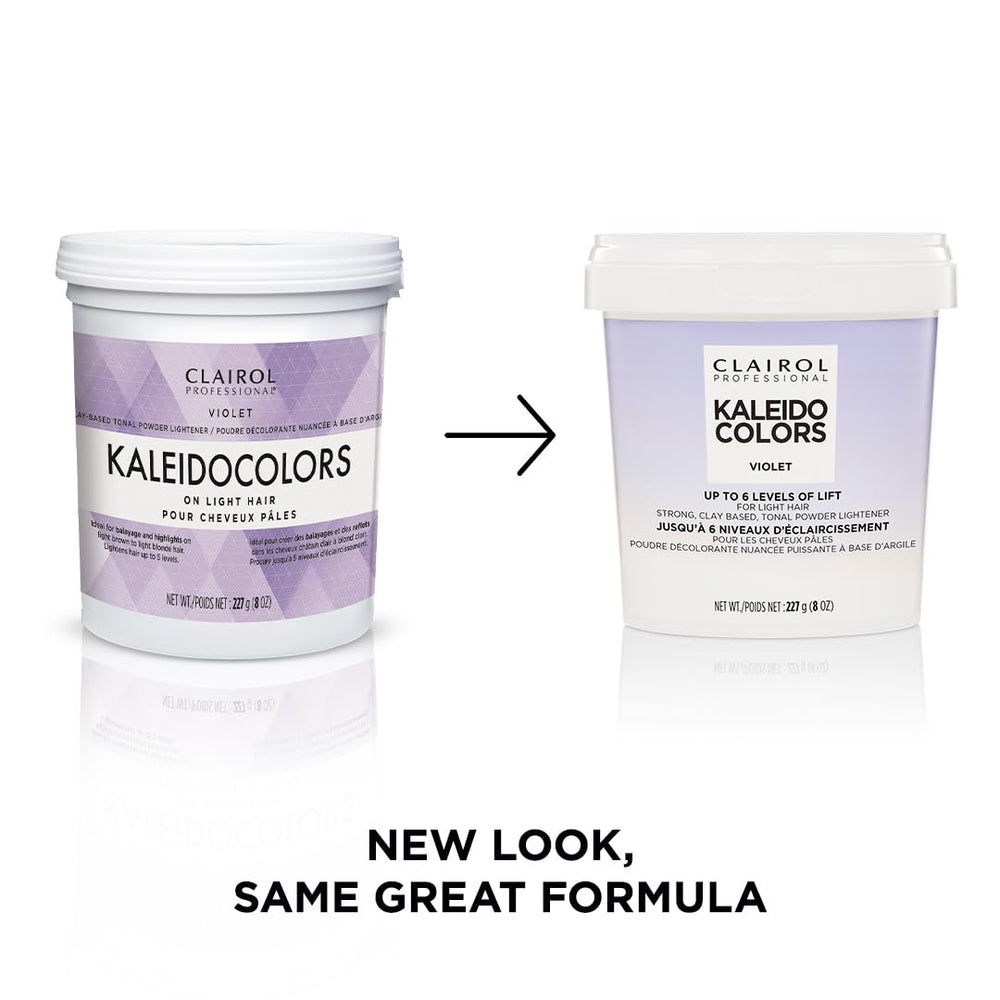 Kaleidocolors violet powder enables fast lift with customizable toning options