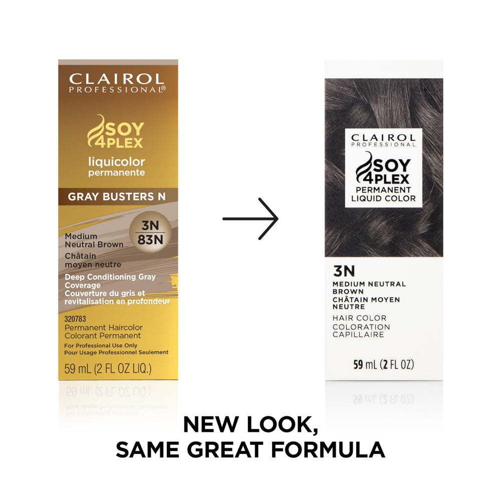 Clairol Professional Liquicolor mixing station illustrates easy preparation for even results