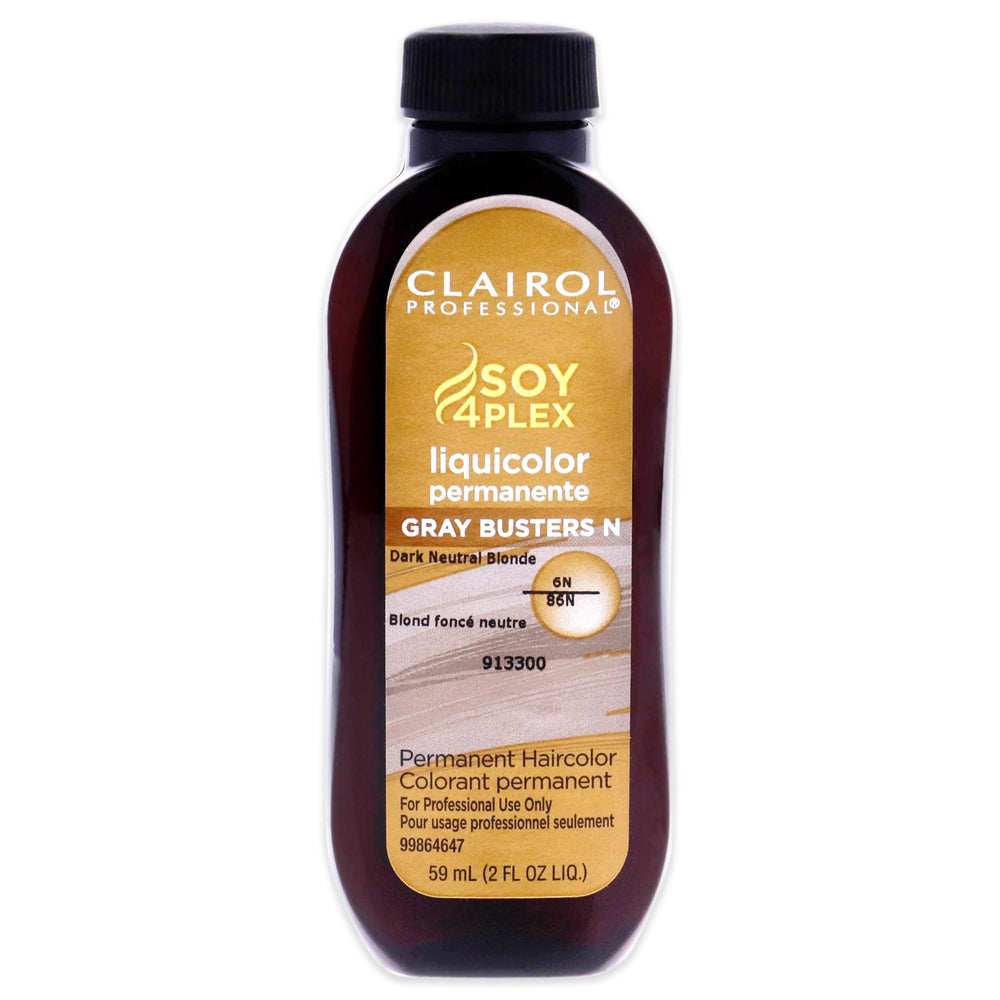 Clairol Professional Liquicolor Permanent color-mixing palette demonstrates multi-dimensional shade blending for precise results