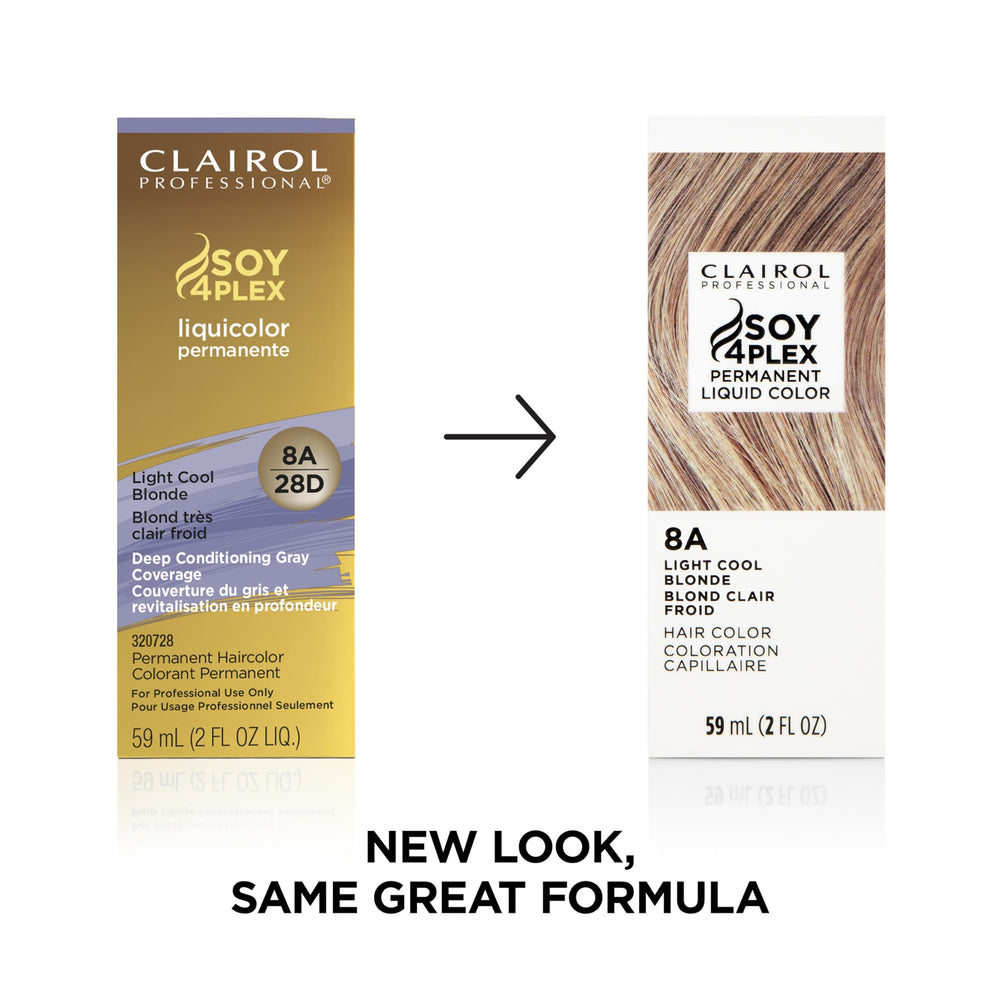 Clairol Professional Liquicolor permanent mixing bowl highlighting SOY4PLEX conditioning