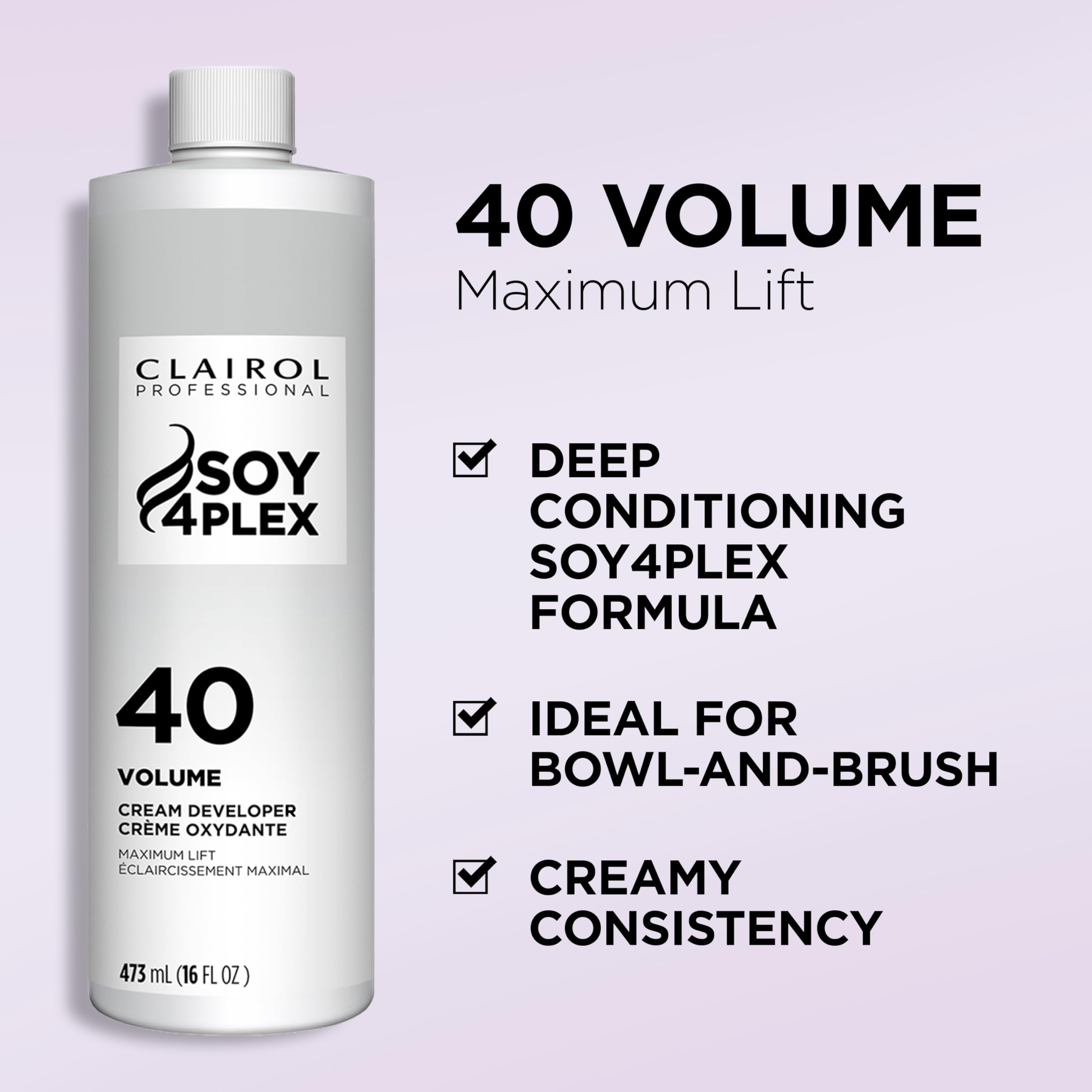 Clairol Professional Premium Creme Color System highlights the smooth, nourishing preparation.