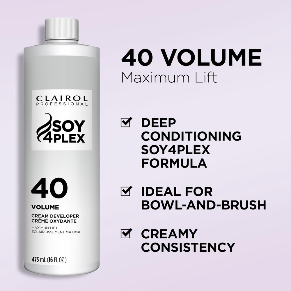 Clairol Professional Premium Creme Color System highlights the smooth, nourishing preparation.