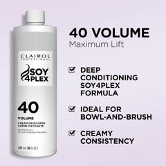 Clairol Professional Premium Creme Color System highlights the smooth, nourishing preparation.