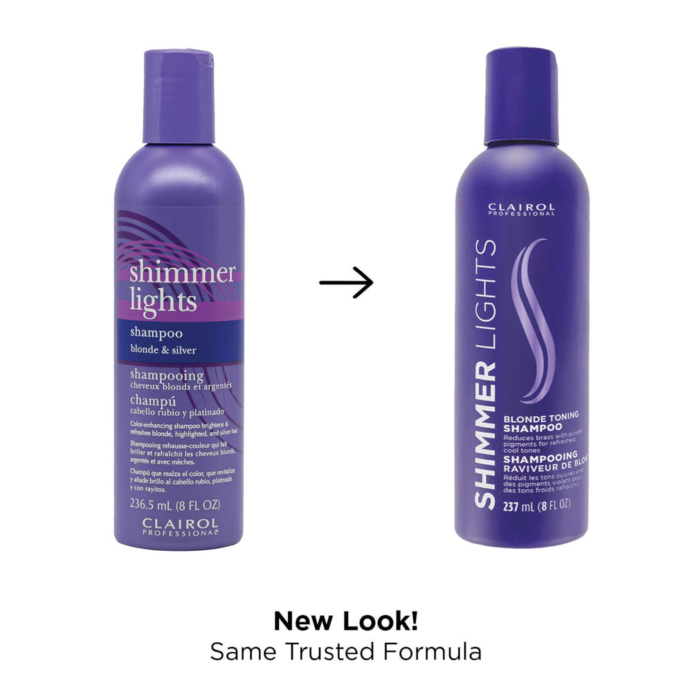 Clairol Professional Shimmer Lights Champú Gray: suaviza cabellos grises