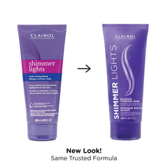 Clairol Professional Shimmer Lights para mechas, neutraliza tonos amarillos.