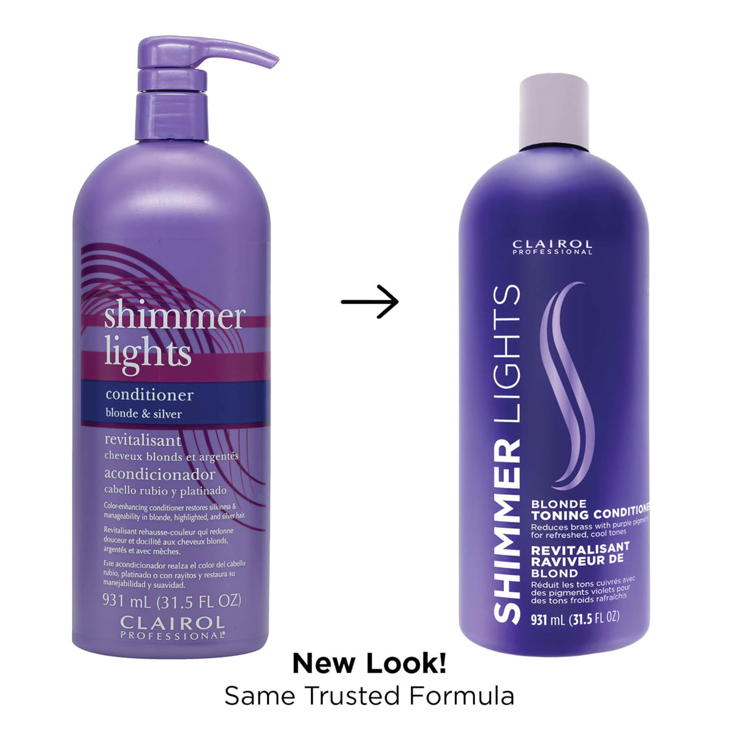 Shimmer Lights Purple Conditioner lather nourishes and brightens highlights