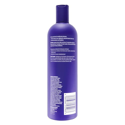 Aplicación en cabello con Shimmer Lights para reducir tonos amarillos