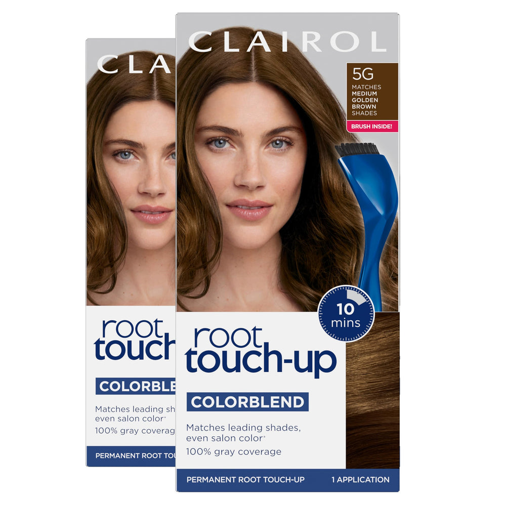 Clairol Root Touch-Up 5G two-pack tubes for easy root refresh and gray coverage