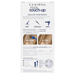 Clairol Root Touch-Up color bottle 8.5A shade for quick gray coverage at home.