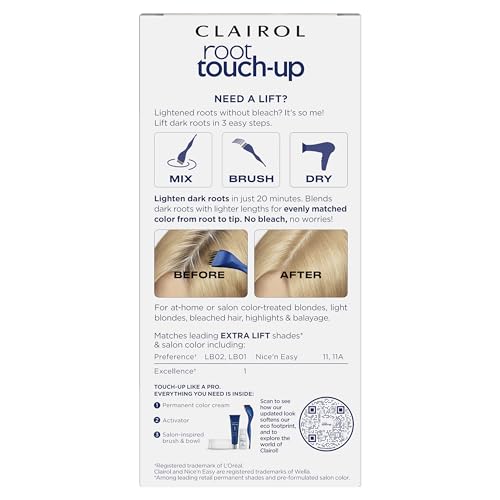 Clairol Root Touch-Up color-cream tube designed for blondes.