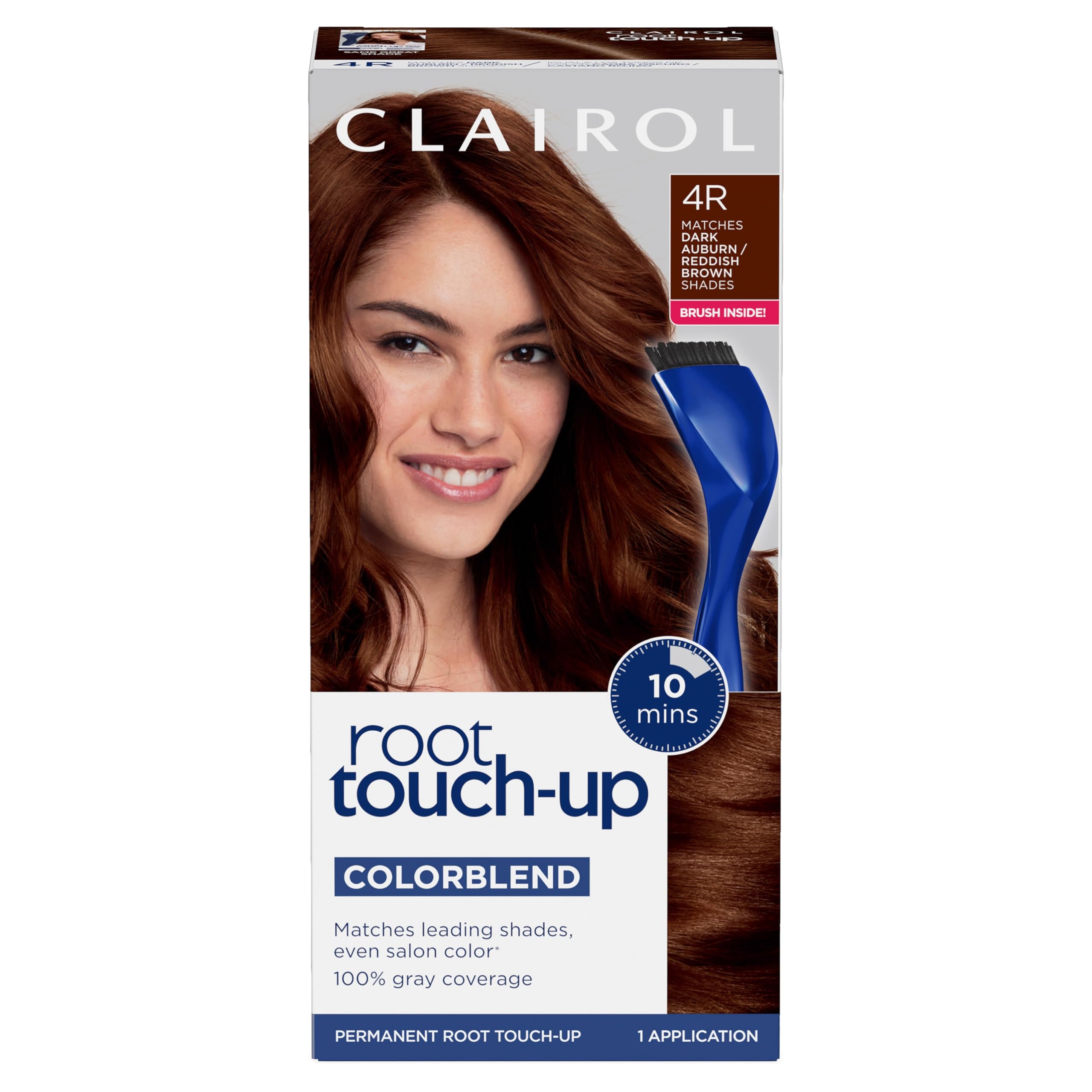 Clairol Root Touch-Up kit with brush and bowl for precise application