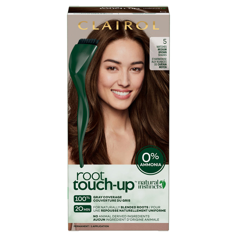 Clairol Root Touch-Up Natural Instincts bottle for precise root blending.