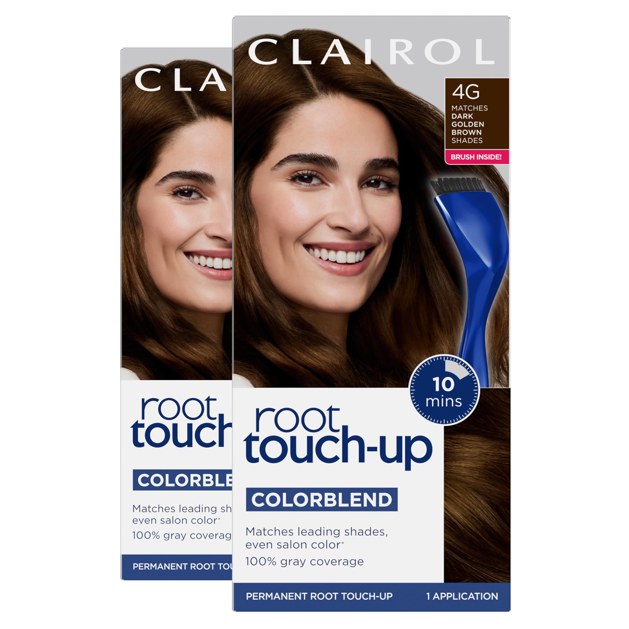 Clairol Root Touch-Up packaging kit for easy at-home color refresh.