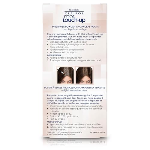 Clairol Root Touch-Up powder close-up for rapid root concealment