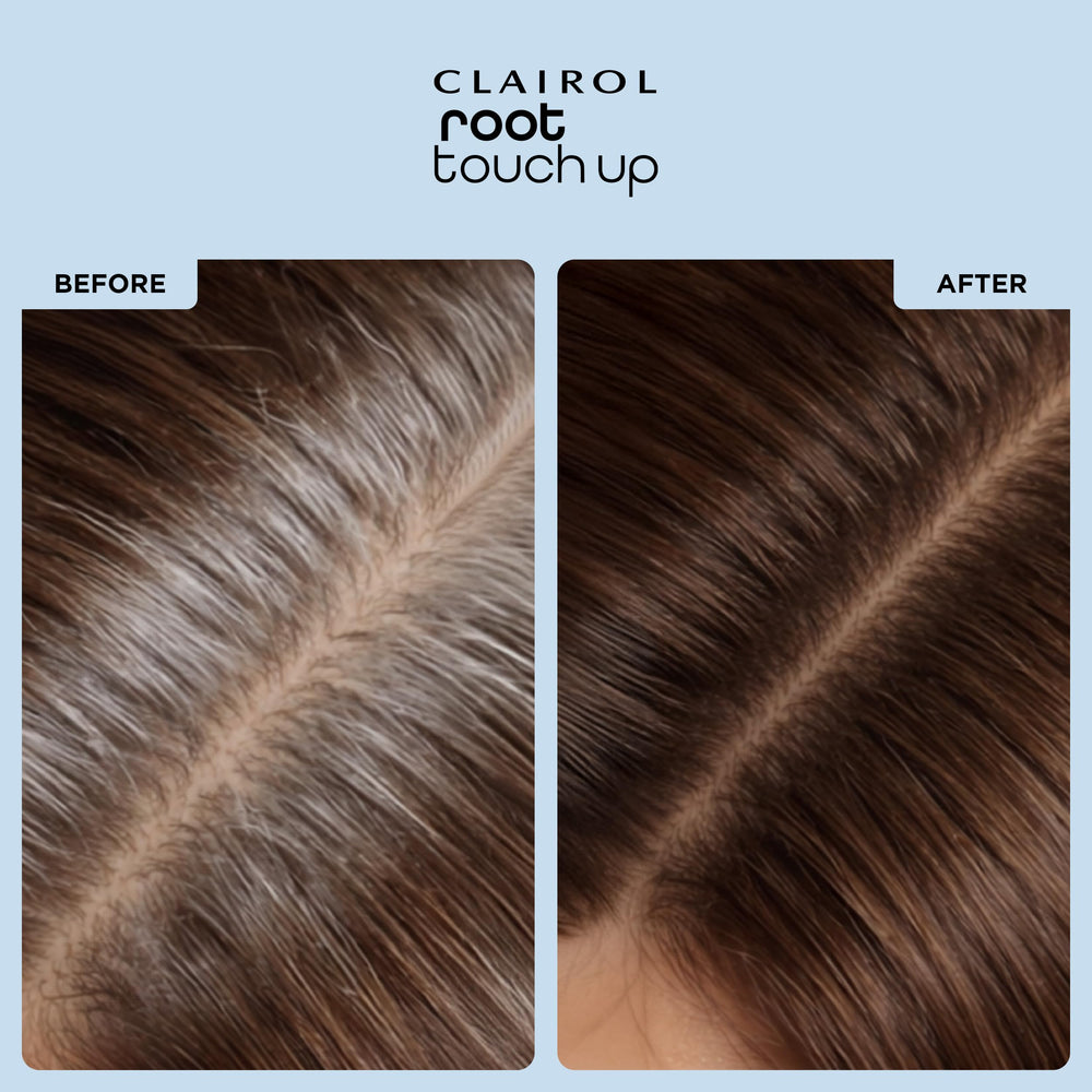 Clairol Root Touch-Up Powder lasts 40-60 applications per package for extended use.