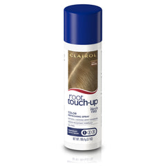 Clairol root touch-up spray bottle in light brown for quick gray coverage.