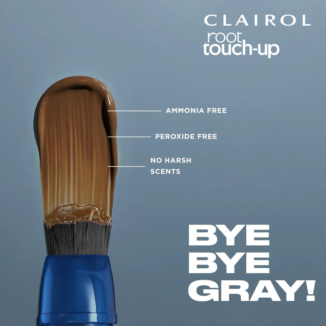 Clairol Root Touch-Up targets temples and hairline for seamless blend