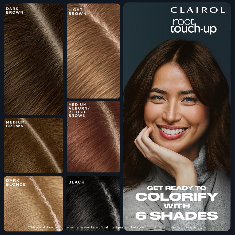 Clairol Temporary color spray for quick weekend refresh.
