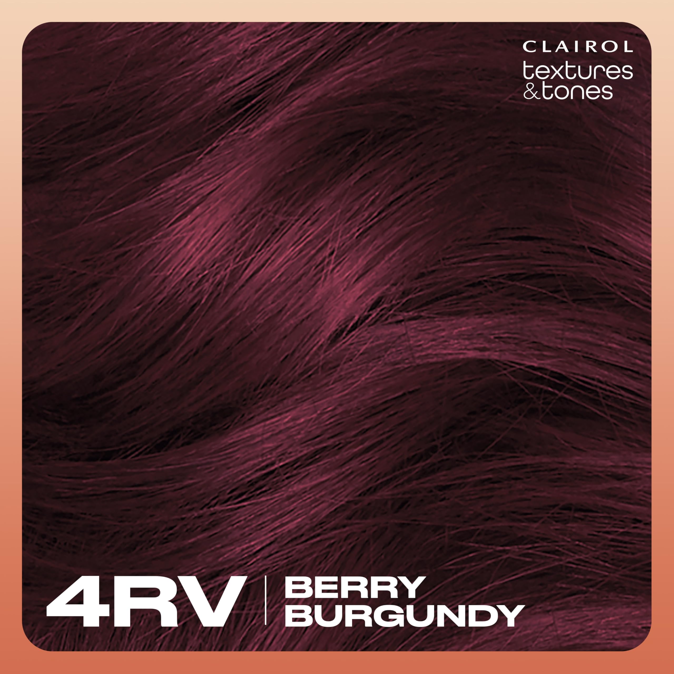 Clairol Textures & Tones before-and-after curly look