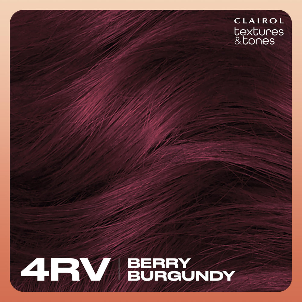 Clairol Textures & Tones before-and-after curly look