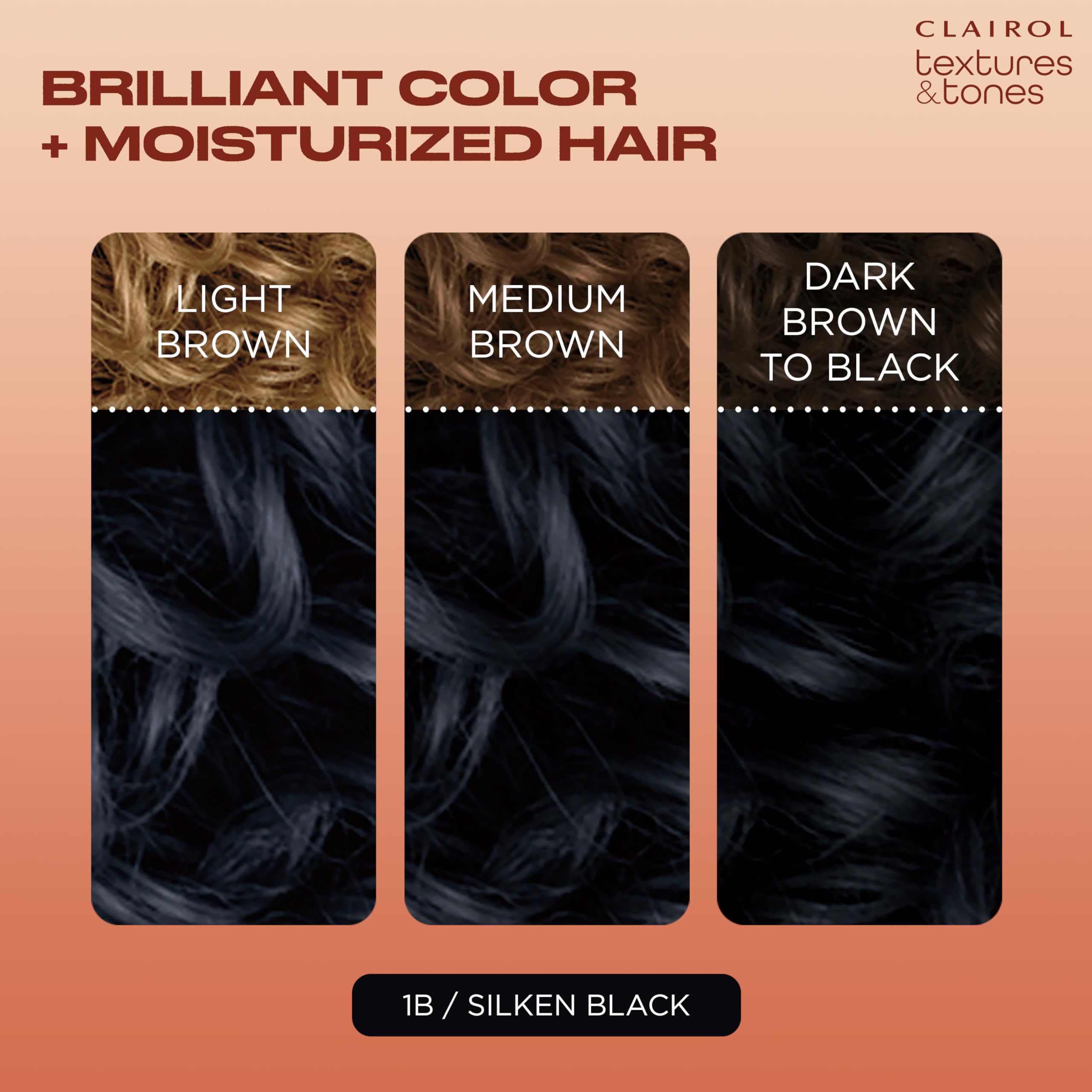 Clairol Textures & Tones textured hair system tailored for natural or relaxed textures