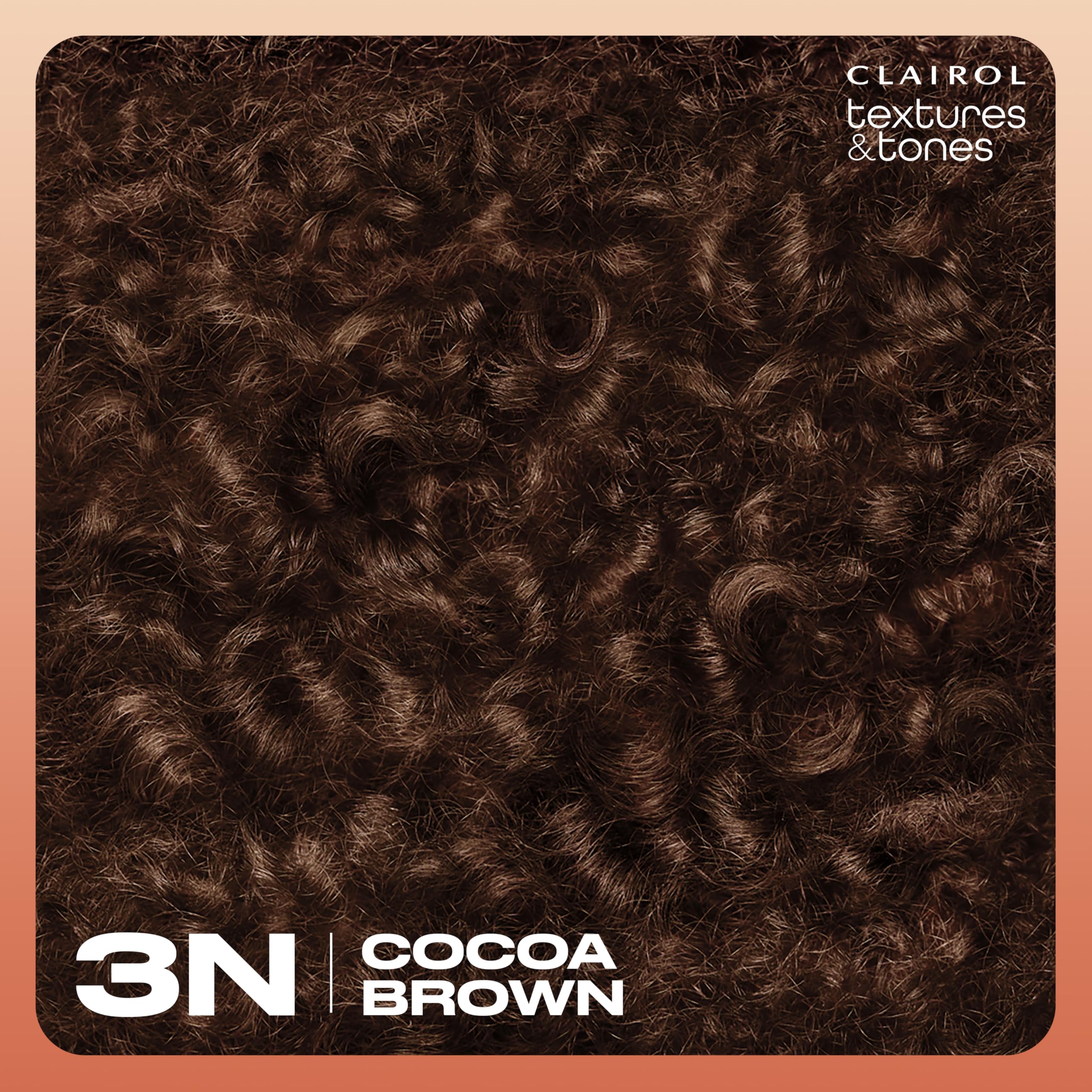 Clairol Textures & Tones box interior includes shade, mask, and care tips