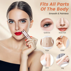 claities portable pen-shaped remover fits purse for quick grooming
