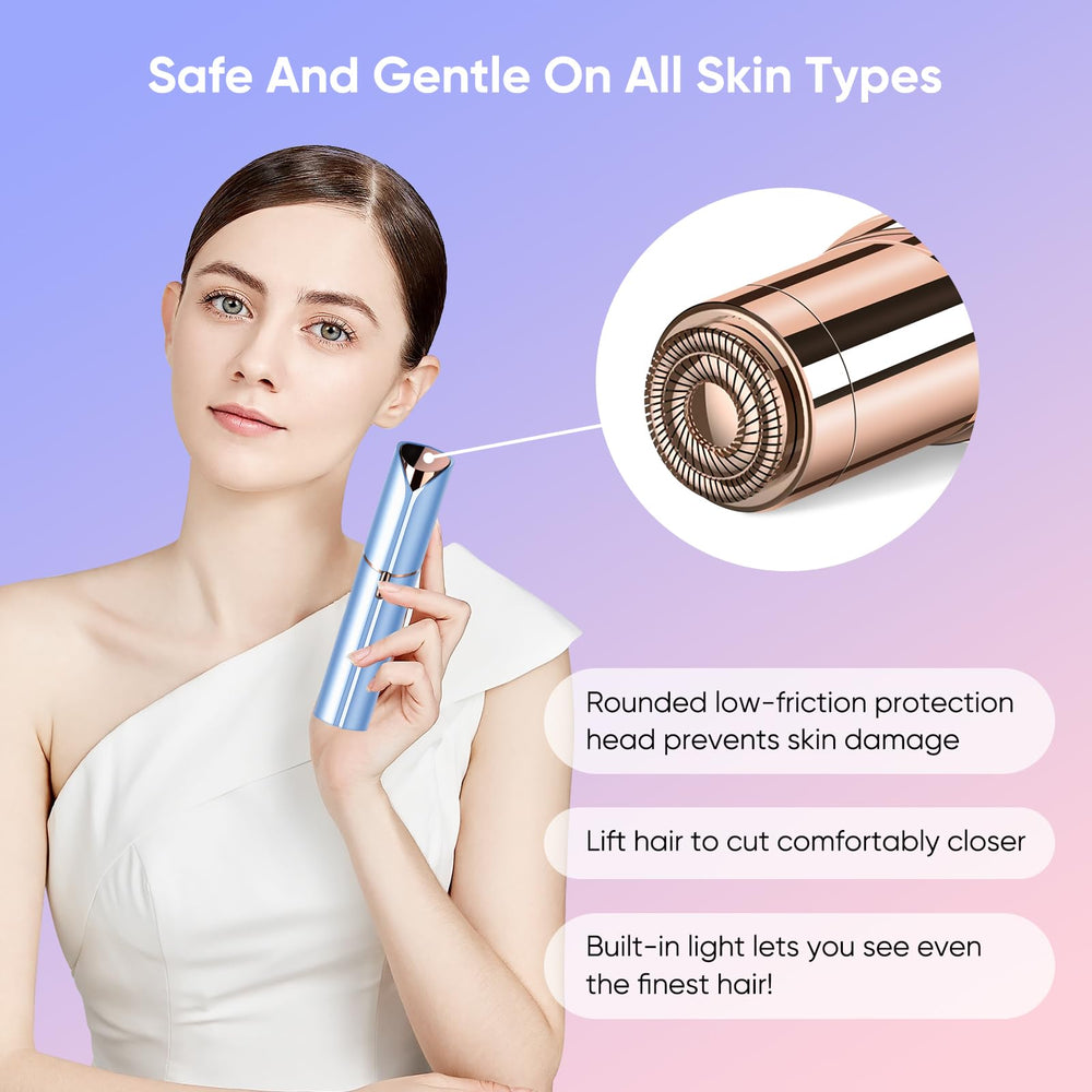 Claities safe painless design glides over skin with minimal irritation.