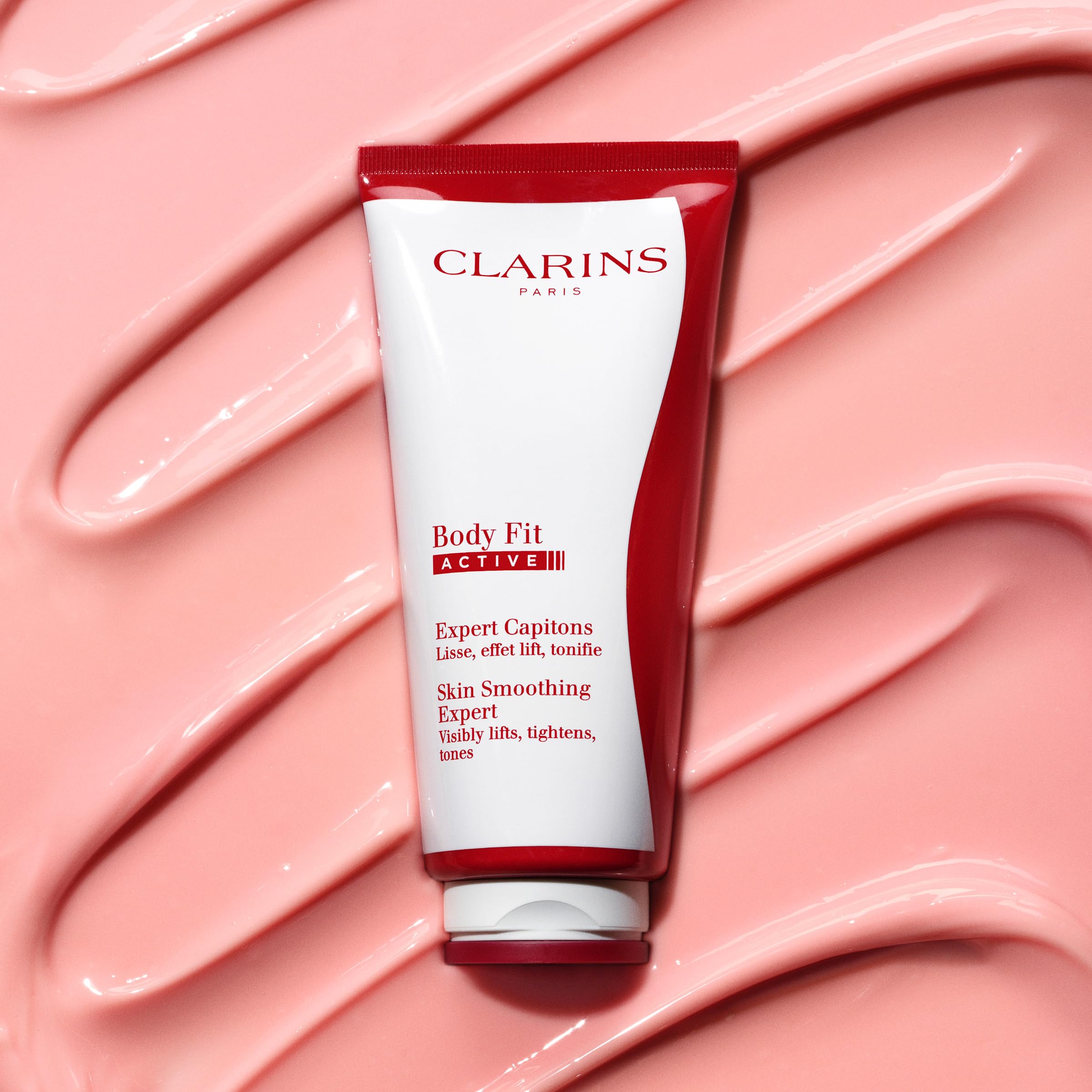Clarins Body Fit ankle-to-waist massage for smoother contours.