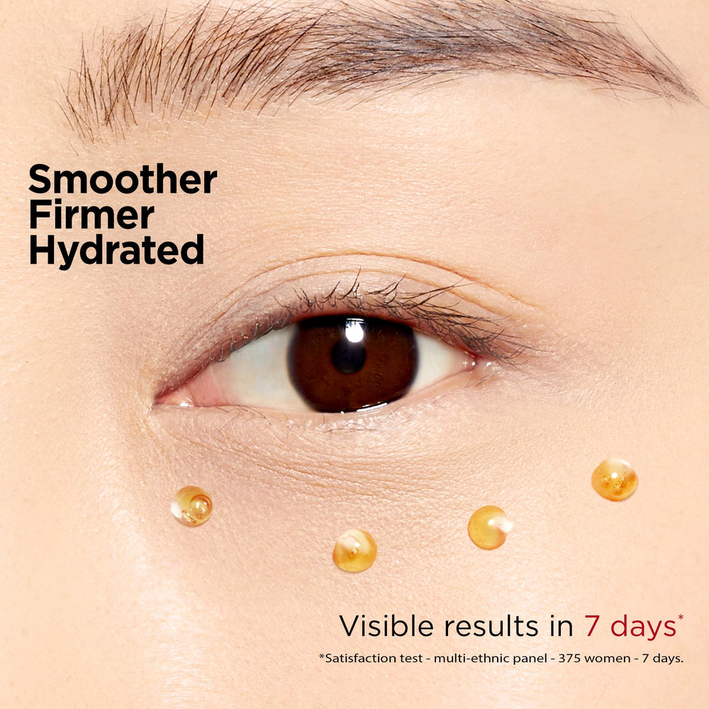 Clarins Double Serum Eye dispenser close-up for targeted application.