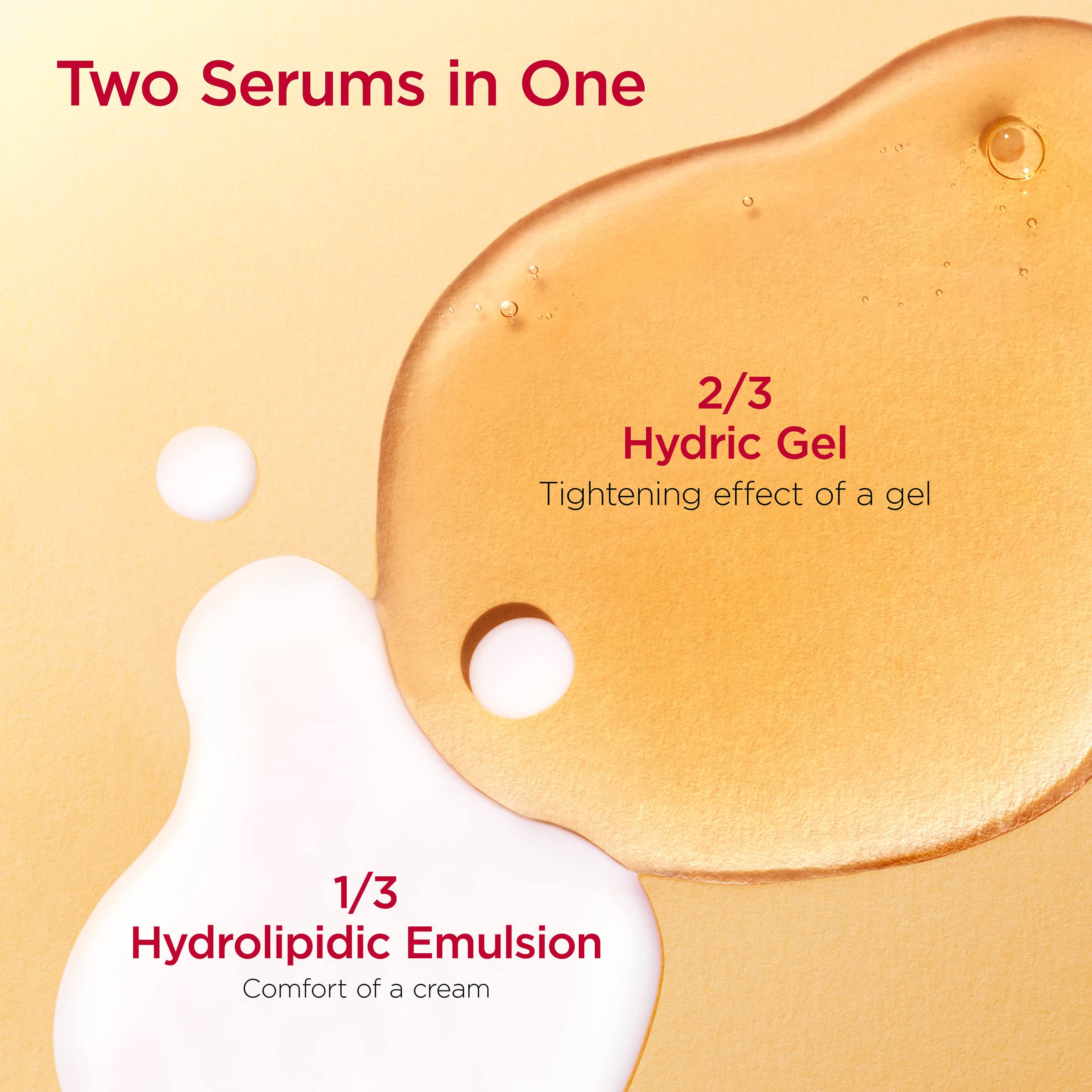 Clarins Double Serum Eye eye-area close-up highlighting smoothing potential.
