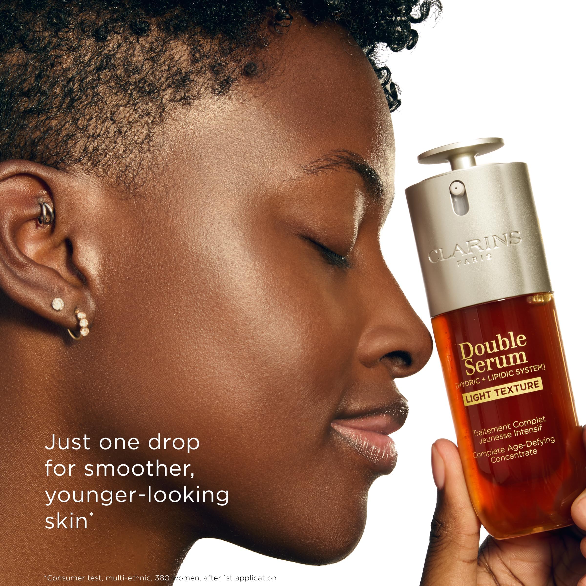 Clarins Double Serum Light Texture humid-climate friendly for oily skin