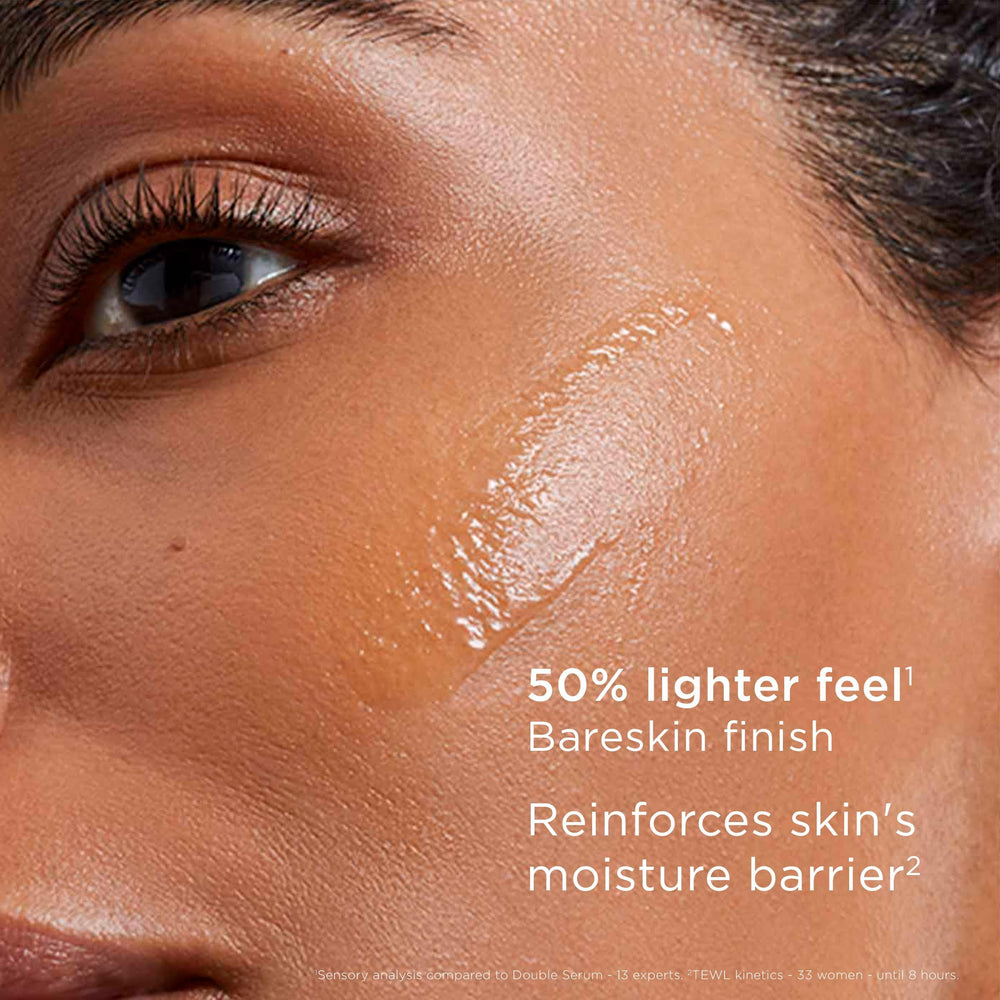 Clarins Double Serum Light Texture routine-morning captures seamless hydration