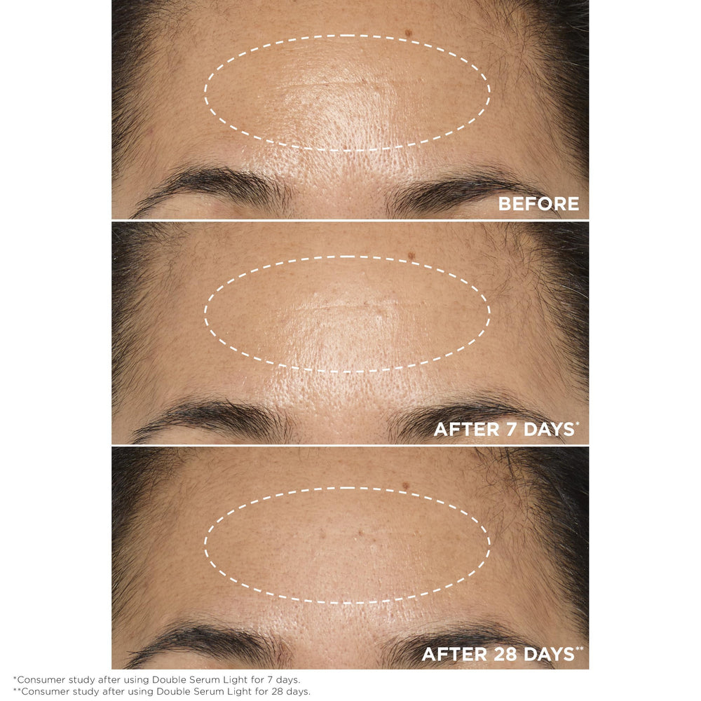 Clarins Double Serum Light Texture serum-on-finger ready-to-use absorption