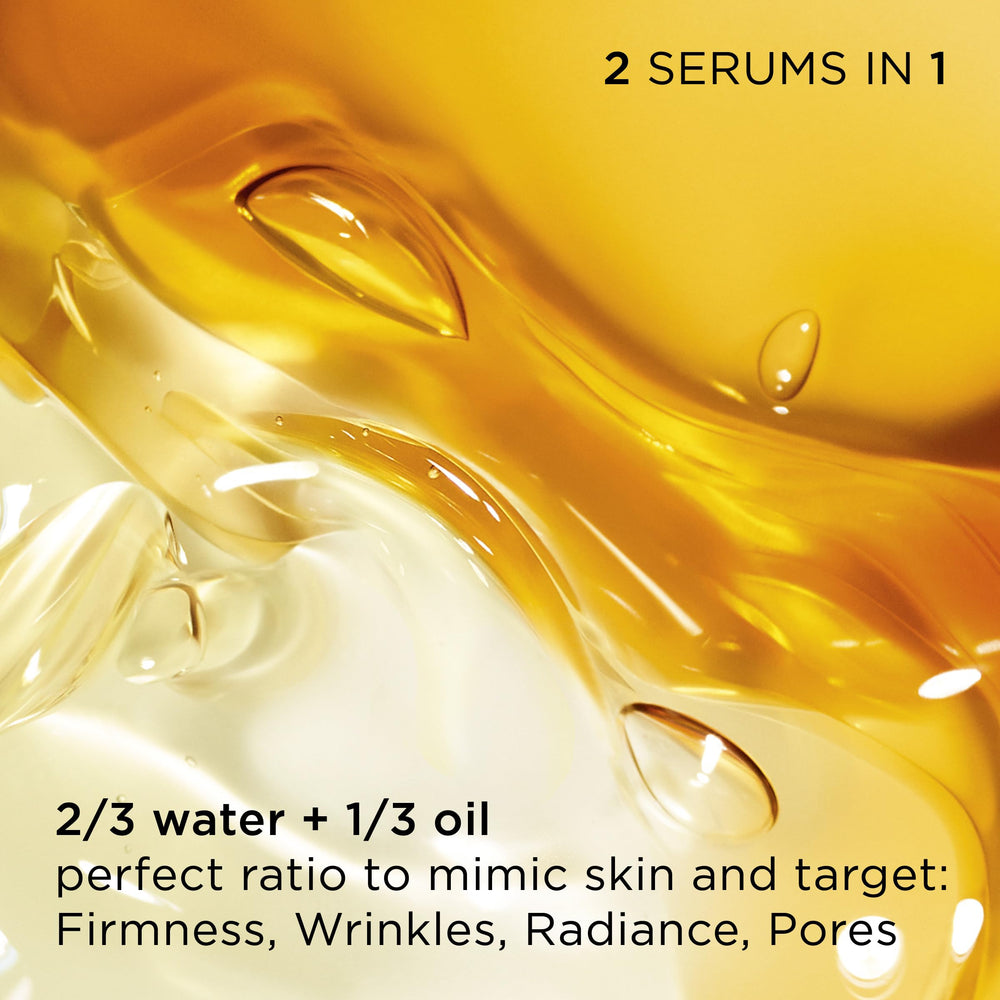 Clarins DOUBLE SERUM morning routine shot for daily use