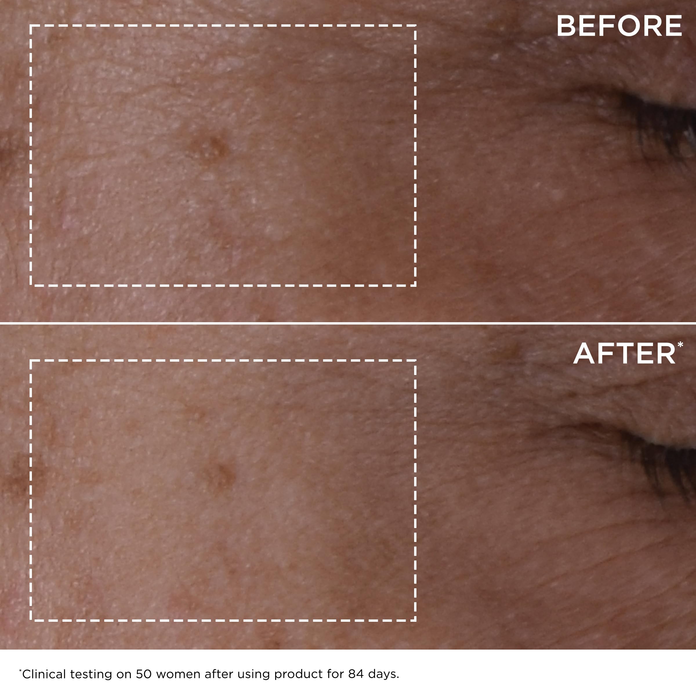 Clarins Double Serum texture swirl on skin for a smooth, quick-absorbing finish.