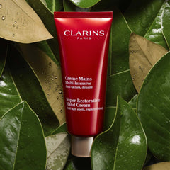 Clarins harungana, shea, and mango butter ingredients deliver deep nourishment and comfort.
