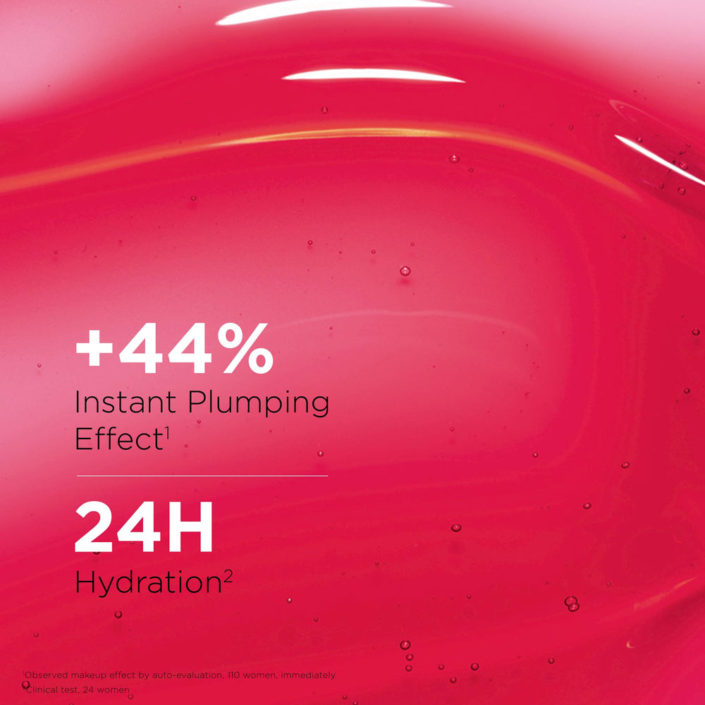 Clarins Lip Comfort Oil Cherry on lips for a pop of color