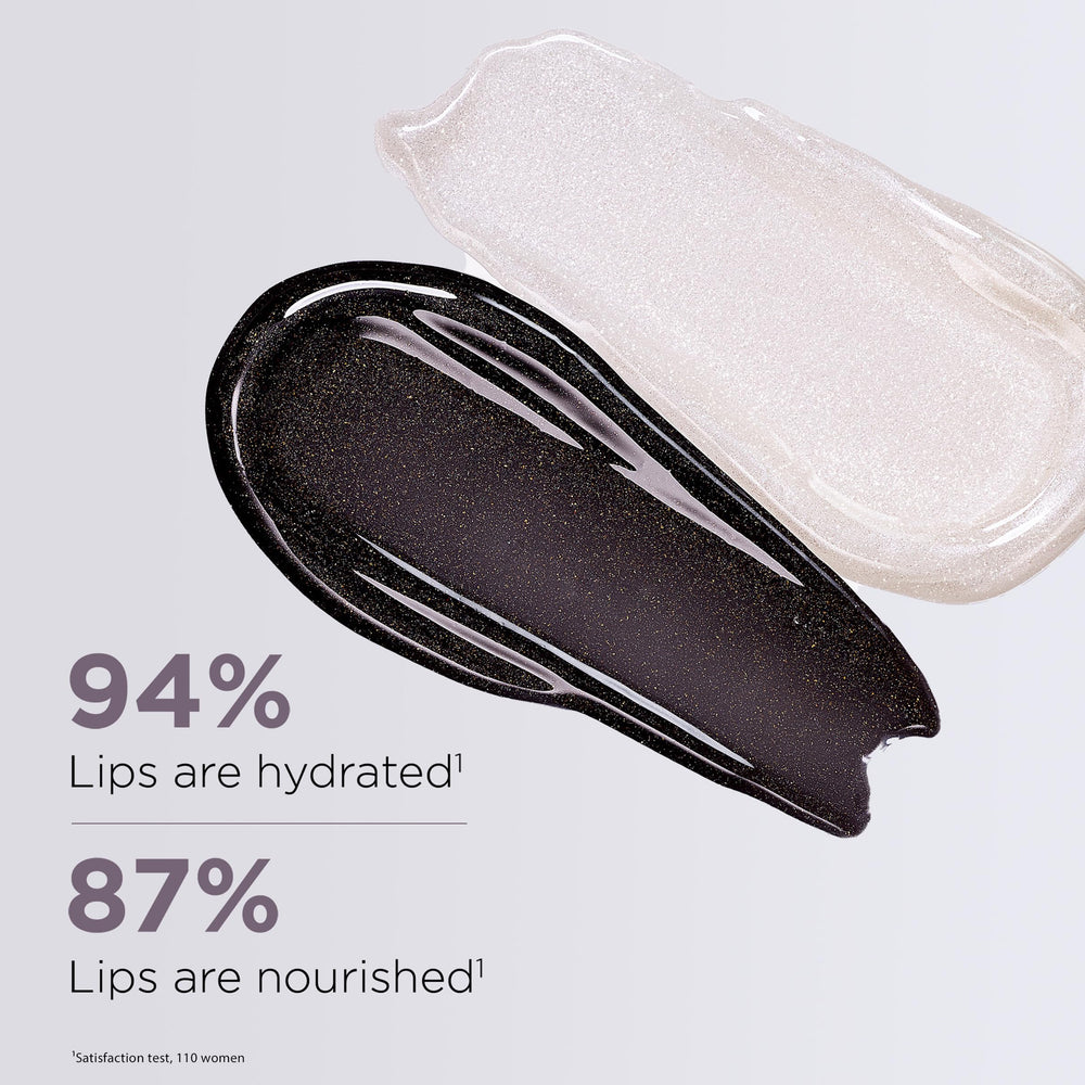 Clarins Lip Comfort Oil on-the-go hydration and shine.